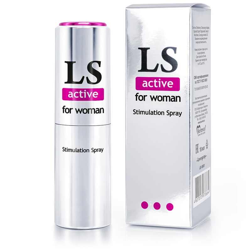 Спрей женский "Lovespray Active" супер возбуждающий, 18ml 