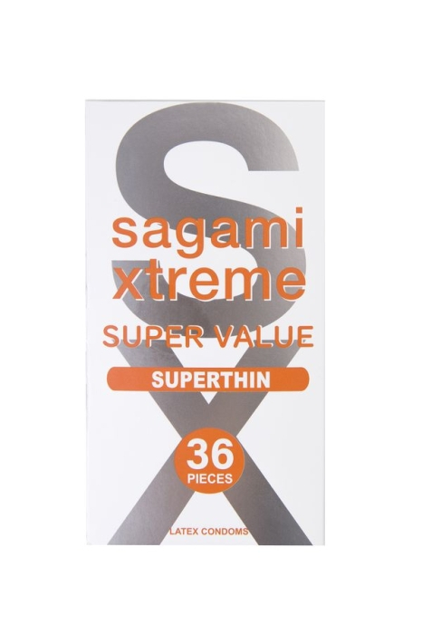 Презервативы "Sagami Xtreme 0,04" ультратонкие, 36шт 